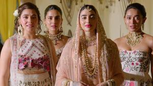 Four More Shots Please stars Sayani Gupta, Kirti Kulhari, Bani J and Maanvi Gagroo. Four More Shots Please stars Sayani Gupta, Kirti Kulhari, Bani J and Maanvi Gagroo.
