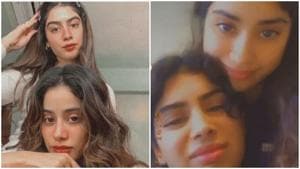 Janhvi Kapoor and her sister Khushi are dressing up for selfies and also hitching rides on each other’s backs. Janhvi Kapoor and her sister Khushi are dressing up for selfies and also hitching rides on each other’s backs.