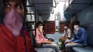 Migrants depart for State of Bihar from Panvel Railway Station by Shramik Special Train during Nationwide Lockdown in the wake of Coronavirus pandemic at Panvel Railway Station in Navi Mumbai on Wednesday, May 06, 2020.(Bachchan Kumar/ HT file photo) Migrants depart for State of Bihar from Panvel Railway Station by Shramik Special Train during Nationwide Lockdown in the wake of Coronavirus pandemic at Panvel Railway Station in Navi Mumbai on Wednesday, May 06, 2020.(Bachchan Kumar/ HT file photo)
