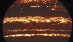 The images of Jupiter obtained from Gemini North Telescope ‘rival the view from space’, according to lead researcher Michael Wong.(Photo Credit: International Gemini Observatory / NOIR Lab / NSF/ Aura MH Wong (UC Berkeley)) The images of Jupiter obtained from Gemini North Telescope ‘rival the view from space’, according to lead researcher Michael Wong.(Photo Credit: International Gemini Observatory / NOIR Lab / NSF/ Aura MH Wong (UC Berkeley))