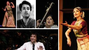 Artists like Saswati Sen; Madhur Gupta; Shubha Mudgal, Alarmel Valli and Ustad Zakir Hussain are of the view that music and dance not only rejuvenates but also gives the strength to face calamities too(Avinash Pasricha) Artists like Saswati Sen; Madhur Gupta; Shubha Mudgal, Alarmel Valli and Ustad Zakir Hussain are of the view that music and dance not only rejuvenates but also gives the strength to face calamities too(Avinash Pasricha)