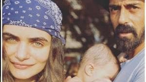Arjun Rampal shared his mom and his girlfriend Gabriella Demetriades’ photos. Arjun Rampal shared his mom and his girlfriend Gabriella Demetriades’ photos.