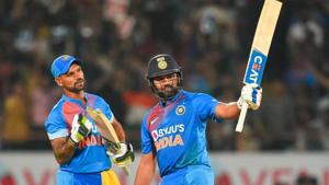 File image of Rohit Sharma and Shikhar Dhawan.(PTI) File image of Rohit Sharma and Shikhar Dhawan.(PTI)