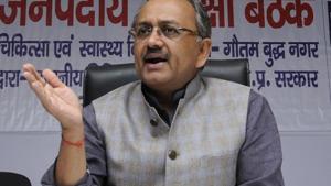 UP minister Sidharth Nath Singh said, “our migrant labourers are coming back from other states, so we need to create more jobs.”(Sunil Ghosh/HT File Photo) UP minister Sidharth Nath Singh said, “our migrant labourers are coming back from other states, so we need to create more jobs.”(Sunil Ghosh/HT File Photo)