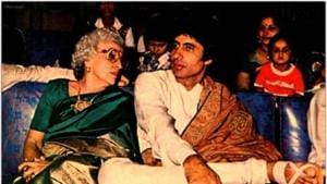 Mother’s Day: Amitabh Bachchan shared this image with mother Teji Bachchan. Mother’s Day: Amitabh Bachchan shared this image with mother Teji Bachchan.