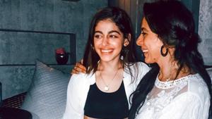 Alaya F wished mom Pooja Bedi on her 50th birthday. Alaya F wished mom Pooja Bedi on her 50th birthday.