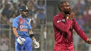File image of Virat Kohli and Kesrick Williams.(Associated Press) File image of Virat Kohli and Kesrick Williams.(Associated Press)
