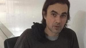 Edgard Ziebat has been living at the Delhi airport since March 18.(Sourced) Edgard Ziebat has been living at the Delhi airport since March 18.(Sourced)