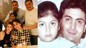 Riddhima Kapoor shares throwback pictures with Rishi Kapoor. Riddhima Kapoor shares throwback pictures with Rishi Kapoor.