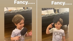 Karan Johar shared a new video of his son Yash. Karan Johar shared a new video of his son Yash.