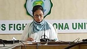 West Bengal, May 11 (ANI): West Bengal Chief Minister Mamata Banerjee attends the 5th video conference meeting of Chief Ministers of States under the chairmanship of Prime Minister Narendra Modi, on COVID-19 situation, in Kolkata on Monday. (ANI Photo)(ANI) West Bengal, May 11 (ANI): West Bengal Chief Minister Mamata Banerjee attends the 5th video conference meeting of Chief Ministers of States under the chairmanship of Prime Minister Narendra Modi, on COVID-19 situation, in Kolkata on Monday. (ANI Photo)(ANI)