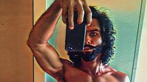 Shahid Kapoor shared a throwback pic of himself on Tuesday. Shahid Kapoor shared a throwback pic of himself on Tuesday.