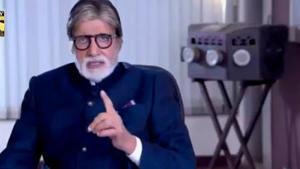 Amitabh Bachchan is shooting the promotional videos for KBC from home during lockdown. Amitabh Bachchan is shooting the promotional videos for KBC from home during lockdown.