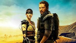Charlize Theron and Tom Hardy in Mad Max: Fury Road. Charlize Theron and Tom Hardy in Mad Max: Fury Road.