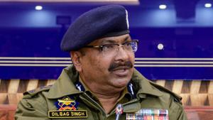 Director General of Jammu and Kashmir Police Dilbag Singh dust(PTI) Director General of Jammu and Kashmir Police Dilbag Singh dust(PTI)