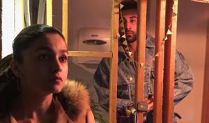 Ranbir Kapoor and Alia Bhatt in a behind-the-scenes photo from Brahmastra. Ranbir Kapoor and Alia Bhatt in a behind-the-scenes photo from Brahmastra.