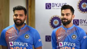 File image of Virat Kohli and Rohit Sharma.(PTI) File image of Virat Kohli and Rohit Sharma.(PTI)
