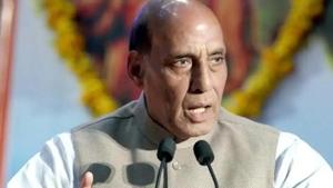 Defence Minister Rajnath Singh.(ANI file) Defence Minister Rajnath Singh.(ANI file)