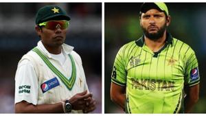 Danish Kaneria and Shahid Afridi.(Getty) Danish Kaneria and Shahid Afridi.(Getty)