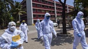 At present, 600000 masks have arrived at Haffkine Bio-Pharma Corpn Ltd, a government company in Maharashtra.(Satish Bate/HT Photo) At present, 600000 masks have arrived at Haffkine Bio-Pharma Corpn Ltd, a government company in Maharashtra.(Satish Bate/HT Photo)