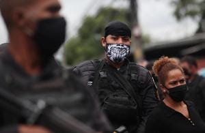 The state’s military police said in a statement that the local drug kingpin sought in the raid was among those killed during the operation, which was led by an elite unit known in Brazil by its Portuguese acronym BOPE.(REUTERS) The state’s military police said in a statement that the local drug kingpin sought in the raid was among those killed during the operation, which was led by an elite unit known in Brazil by its Portuguese acronym BOPE.(REUTERS)