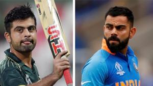Ahmed Shehzad with Virat Kohli.(File) Ahmed Shehzad with Virat Kohli.(File)