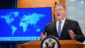 US Secretary of State Mike Pompeo welcomed a power-sharing deal to end a months-long political stalemate in Afghanistan(REUTERS) US Secretary of State Mike Pompeo welcomed a power-sharing deal to end a months-long political stalemate in Afghanistan(REUTERS)