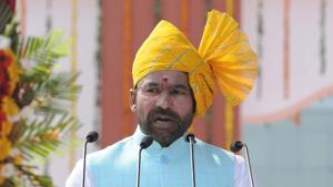 Union Minister of State for Home Affairs G Kishan Reddy said Telangana Chief Minister K Chandrashekhar Rao’s criticism of the Centre’s economic package were unwarranted and irresponsible.(HT FILE PHOTO) Union Minister of State for Home Affairs G Kishan Reddy said Telangana Chief Minister K Chandrashekhar Rao’s criticism of the Centre’s economic package were unwarranted and irresponsible.(HT FILE PHOTO)
