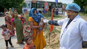 Among the countries with high COVID-19 casualties, the US with 87,180 fatalities has 26.6 deaths per lakh population.(PTI) Among the countries with high COVID-19 casualties, the US with 87,180 fatalities has 26.6 deaths per lakh population.(PTI)
