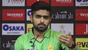 Pakistani cricket team captain Babar Azam.(AP) Pakistani cricket team captain Babar Azam.(AP)