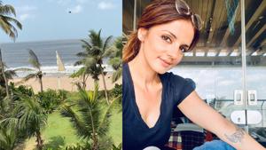 Sussanne Khan at Hrithik Roshan’s house in Mumbai. Sussanne Khan at Hrithik Roshan’s house in Mumbai.