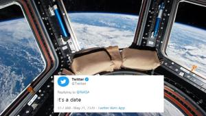 A glimpse of the chat between NASA and Twitter.(Twitter/NASA) A glimpse of the chat between NASA and Twitter.(Twitter/NASA)