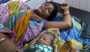 Though the 20-year old woman went into labour, ambulance could not reach her due to fallen trees blocking the road to her house(HT Photo) Though the 20-year old woman went into labour, ambulance could not reach her due to fallen trees blocking the road to her house(HT Photo)