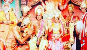 A still from Ramanand Sagar’s Ramayan. A still from Ramanand Sagar’s Ramayan.