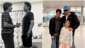 Mahesh Babu has been posting videos with his kids.