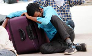 So far, 80, 000 migrants have left the city in 65 trains. The state government has reportedly spent around Rs 4.37 crore on facilitating their return.(Representative Image/Bharat Bhushan/HT) So far, 80, 000 migrants have left the city in 65 trains. The state government has reportedly spent around Rs 4.37 crore on facilitating their return.(Representative Image/Bharat Bhushan/HT)