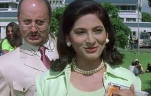 Archana Puran Singh and Anupam Kher played Miss Braganza and Malhotra, respectively, in Kuch Kuch Hota Hai. Archana Puran Singh and Anupam Kher played Miss Braganza and Malhotra, respectively, in Kuch Kuch Hota Hai.