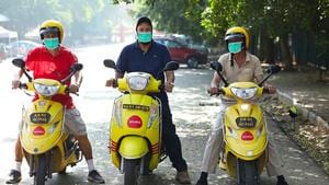 Bounce has currently deployed over 1500 vehicles in Bangalore and Hyderabad and will be introducing more scooters batch wise.(Business Wire India) Bounce has currently deployed over 1500 vehicles in Bangalore and Hyderabad and will be introducing more scooters batch wise.(Business Wire India)