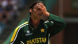 A dejected Shoaib Akhtar during the ICC Cricket World Cup 2003.(Getty Images) A dejected Shoaib Akhtar during the ICC Cricket World Cup 2003.(Getty Images)