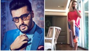 Arjun Kapoor pulled Virat Kohli’s leg over his latest workout video. Arjun Kapoor pulled Virat Kohli’s leg over his latest workout video.