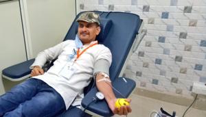 Abid Saifi, a social worker got this information through Sandeep Kumar, admin of Jai Hind Blood Group, a WhatsApp group that helps patients connect with donors. Abid Saifi, a social worker got this information through Sandeep Kumar, admin of Jai Hind Blood Group, a WhatsApp group that helps patients connect with donors.