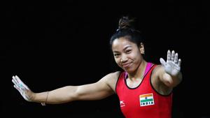 Mirabai Chanu during the 2018 Commonwealth Games(Getty Images)