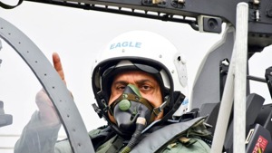 The Chief of Air Staff Air Marshal RKS Bhadauria was in Sulur , Tamil Nadu, to operationalise the IAF’s 18 Squadron, which is codenamed as ‘Flying Bullets’.(Photo Credit: Indian Air Force / Twitter) The Chief of Air Staff Air Marshal RKS Bhadauria was in Sulur , Tamil Nadu, to operationalise the IAF’s 18 Squadron, which is codenamed as ‘Flying Bullets’.(Photo Credit: Indian Air Force / Twitter)