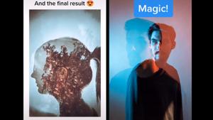 The results of the Abstract challenge is stunning netizens.(TikTok) The results of the Abstract challenge is stunning netizens.(TikTok)