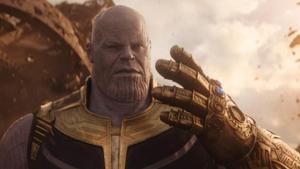 Thanos, as played by Josh Brolin in the Avengers films. Thanos, as played by Josh Brolin in the Avengers films.