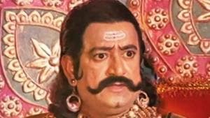 Arvind Trivedi as Raavan in Ramanand Sagar’s Ramayan. Arvind Trivedi as Raavan in Ramanand Sagar’s Ramayan.