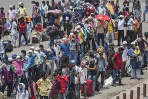 Of the ten cases, eight were Bangladesh returnees, one from Gurugram and another from 86th Battalion of BSF.(Pratik Chorge/HT Photo) Of the ten cases, eight were Bangladesh returnees, one from Gurugram and another from 86th Battalion of BSF.(Pratik Chorge/HT Photo)