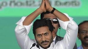 A year ago YS Jaganmohan Reddy had taken oath of office in a swearing-in ceremony at the Indira Gandhi Municipal Stadium in Vijayawada.(PTI Photo/File) A year ago YS Jaganmohan Reddy had taken oath of office in a swearing-in ceremony at the Indira Gandhi Municipal Stadium in Vijayawada.(PTI Photo/File)