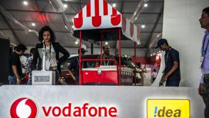 Vodafone Plc and Aditya Birla Group own 44.39% and 27.18% stake, respectively, in Vodafone Idea, and have valued their stake in the company at zero.(Mint Archives) Vodafone Plc and Aditya Birla Group own 44.39% and 27.18% stake, respectively, in Vodafone Idea, and have valued their stake in the company at zero.(Mint Archives)
