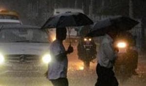 Pre-monsoon rains have lashed many areas, indicating a downpour over the next couple of days.(PTI) Pre-monsoon rains have lashed many areas, indicating a downpour over the next couple of days.(PTI)